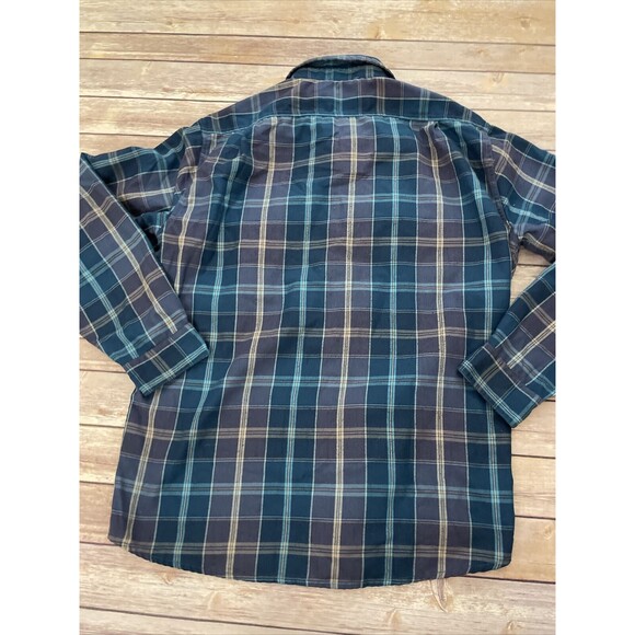 Orvis Large Classics Collection Blue Green Plaid Long Sleeve Button Up Shirt - Picture 6 of 6